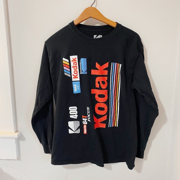 kodak Tops - KODAK LONGSLEEVE COLORFUL TEE M